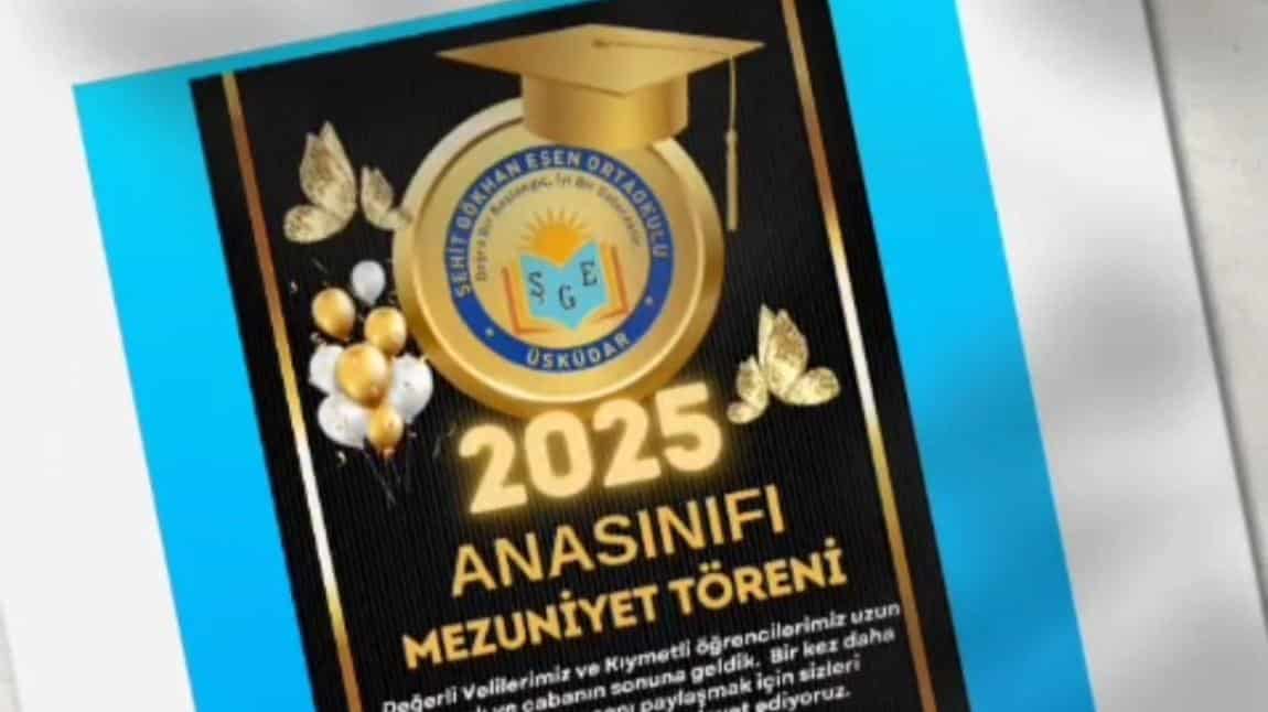 Anasınıfı mezuniyet töreni 